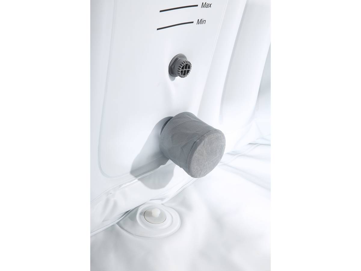 Spa Gonflabile Nice in PVC - 6 posti - Marrone/Crema