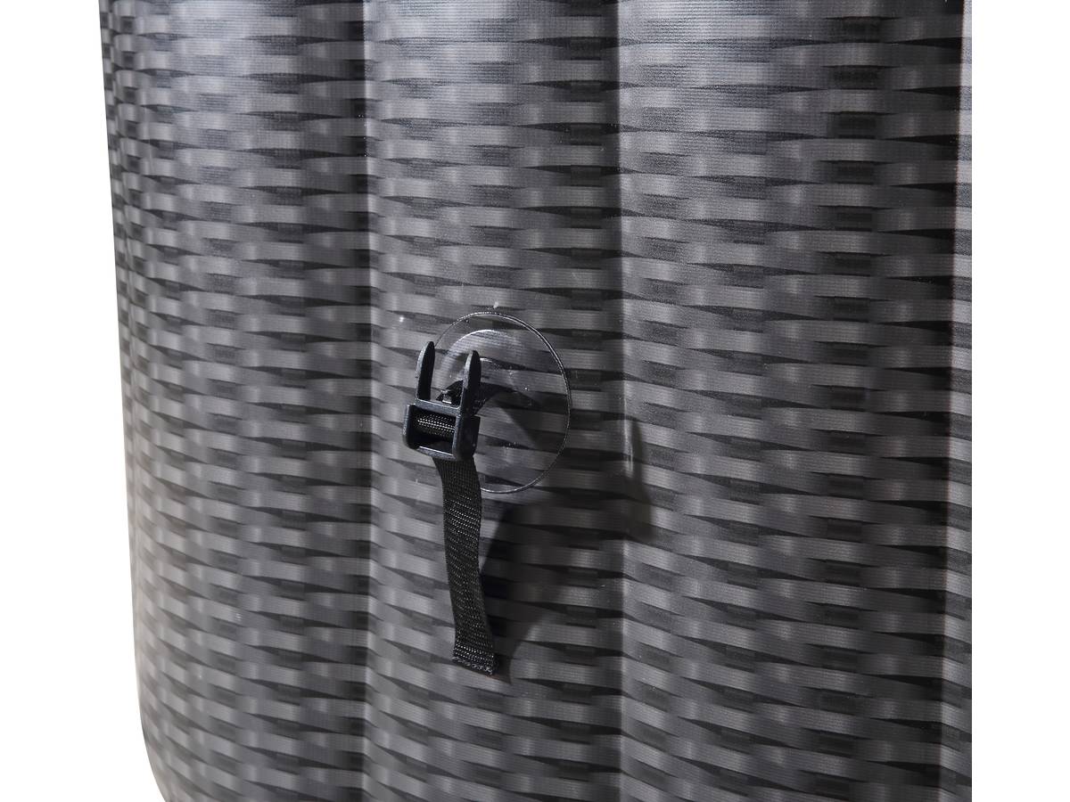 Spa Gonflabile Nice in PVC - 6 posti - Marrone/Crema