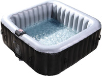 NICE PVC Inflatable Spa - 6 posti - Grigio / Nero
