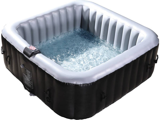 NICE PVC Inflatable Spa - 6 posti - Grigio / Nero