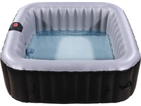NICE PVC Inflatable Spa - 6 posti - Grigio / Nero