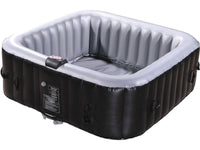 NICE PVC Inflatable Spa - 6 posti - Grigio / Nero