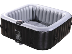 NICE PVC Inflatable Spa - 6 posti - Grigio / Nero