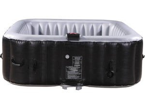 NICE PVC Inflatable Spa - 6 posti - Grigio / Nero