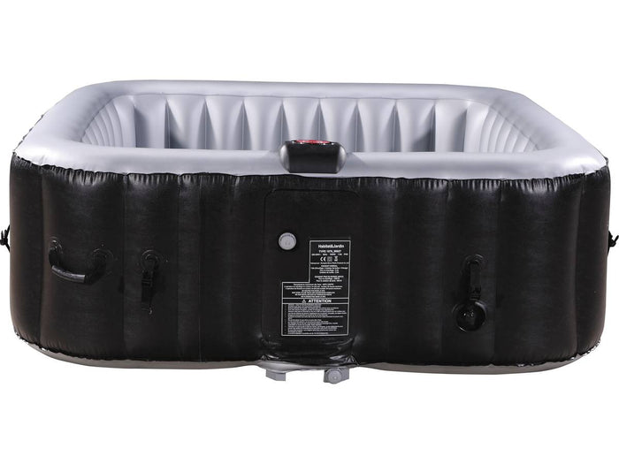 NICE PVC Inflatable Spa - 6 posti - Grigio / Nero