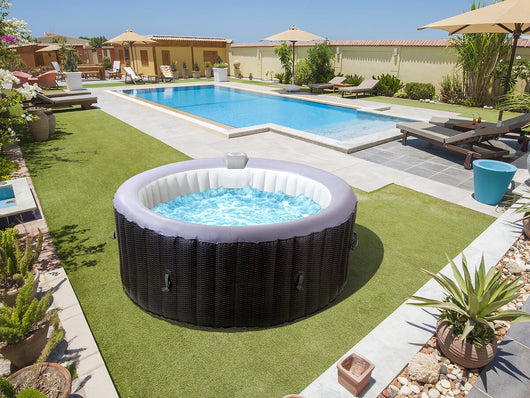 Spa gonfiabile in PVC "Malaga" - 4 posti - Grigio