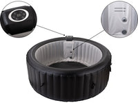 Vasca gonfiabile in PVC "Sardegna" - 4 posti - Nera