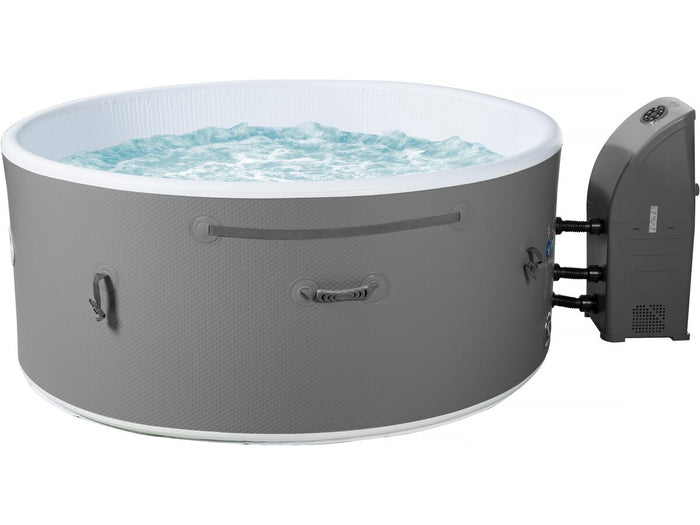 Spa semirigida "Venezia" - 5 posti - Bianco/Grigio