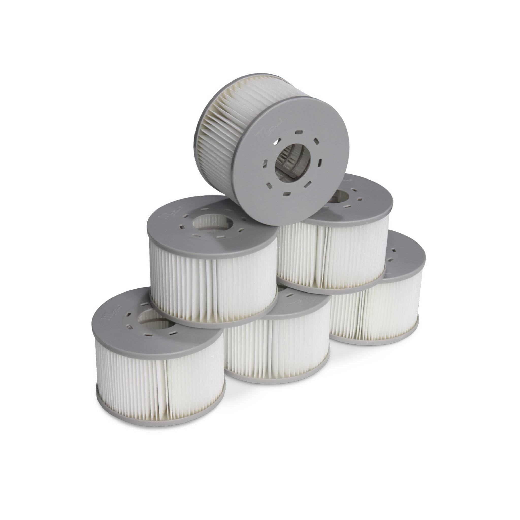 Set di 6 cartuccia filtrante per spa, grigio