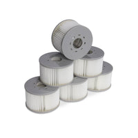 Set di 6 cartuccia filtrante per spa, grigio