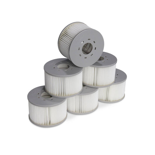 Set di 6 cartuccia filtrante per spa, grigio