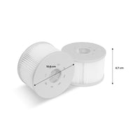 Set di 6 cartuccia filtrante per spa, grigio