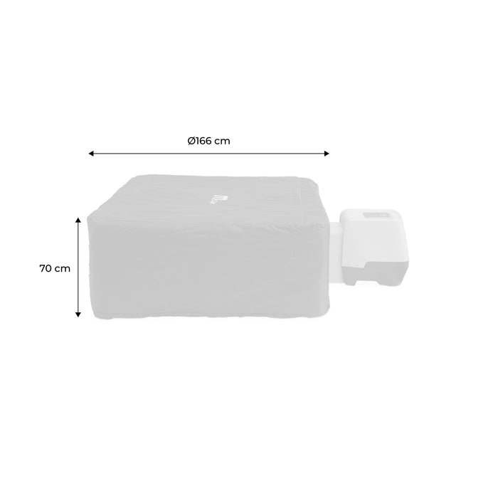 Copertura di protezione termica integrale per spa gonfiabile oslo a 6