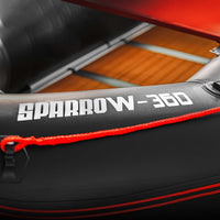 Sparrow 360 - Gommone 360X150Cm Con 4 Camere D'Aria E Pavimento In Legno Sintetico