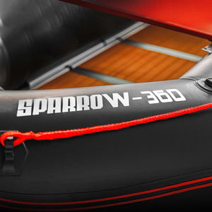 Sparrow 360 - Gommone 360X150Cm Con 4 Camere D'Aria E Pavimento In Legno Sintetico