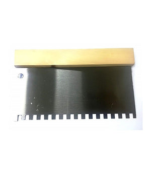 Spatola Denti Con Manico In Legno 20x12cm Forma Denti Sega Fai Da Te Attrezzi         