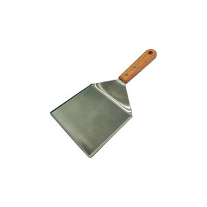 Spatola per barbecue Sandri, inox larga m.legno, 29x14 cm