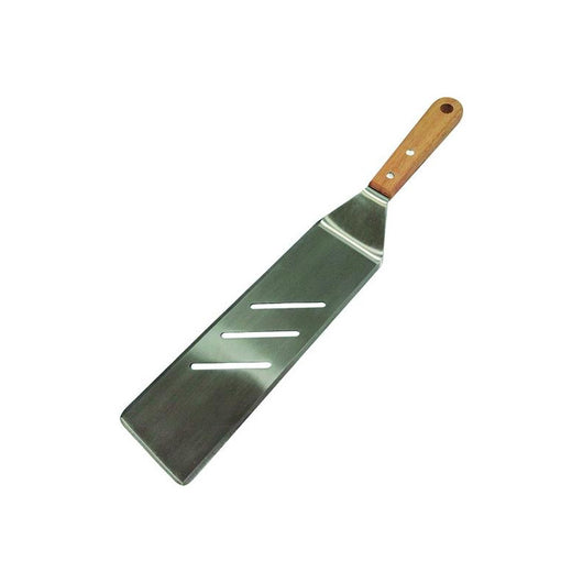 Spatola per barbecue Sandri, inox lunga m.legno, 40x7,5 cm