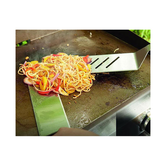 Spatola per barbecue Sandri, inox lunga m.legno, 40x7,5 cm