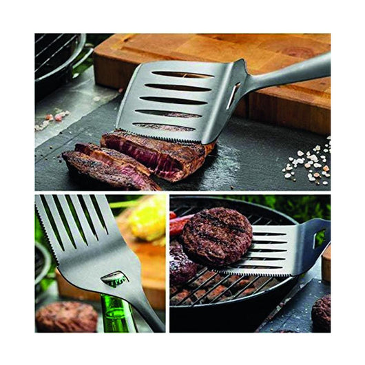 Spatola per barbecue Sandri, inox manico pp, 42 cm