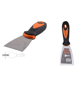 Spatola Per Pareti In Acciaio 50 Mm 2" Ferramenta Con Maniglia Antiscivolo 90418         