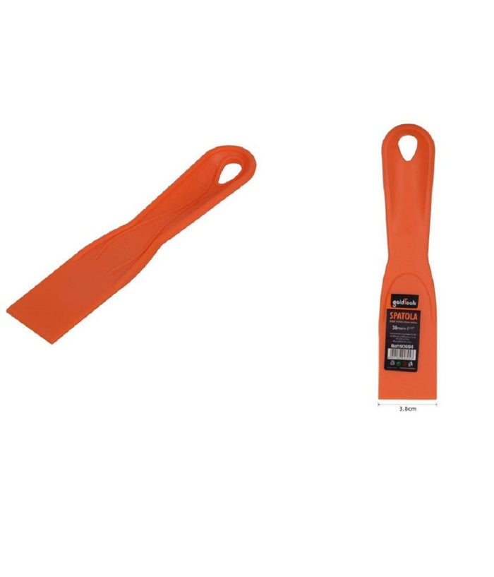 Spatola Raschietto Plastica 1.5" 3.8cm Finiture Delicate Stucco Ferramenta 90694         