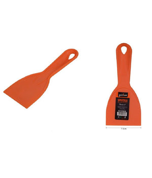 Spatola Raschietto Plastica 3" 7.5 Cm Finiture Delicate Stucco Ferramenta 90696         