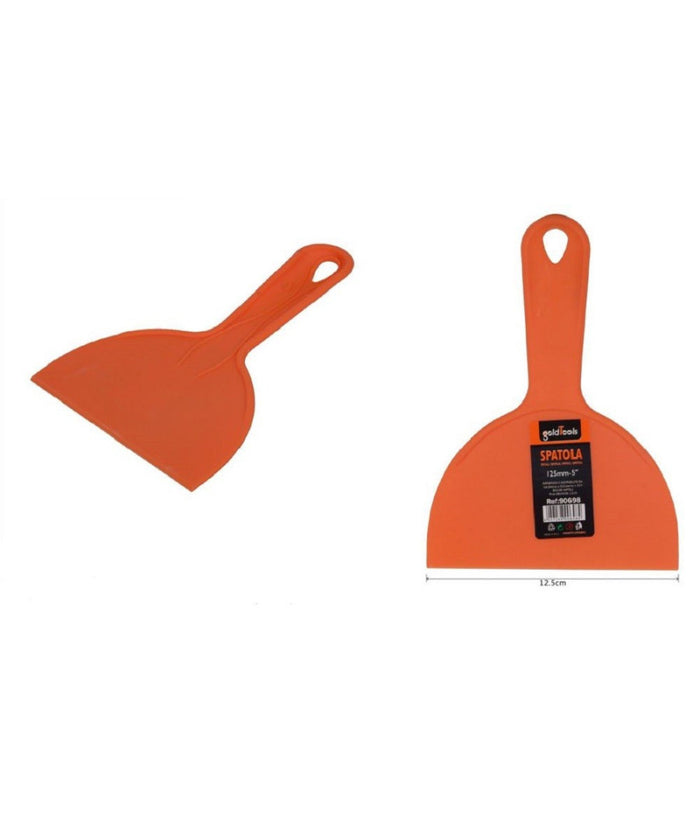 Spatola Raschietto Plastica 5" 12.5cm Finiture Delicate Stucco Ferramenta 90698         
