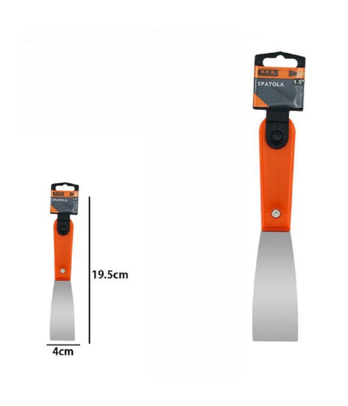 Spatola Stecca Per Stucco Stuccare Pittore Muratura In Acciaio Misura 1.5â€³ 07982         