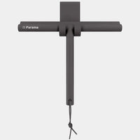 Tergivetro in silicone marrone con anima in acciaio inox e gancio per box doccia | Tergi