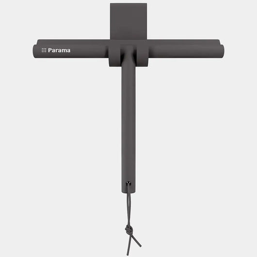 Tergivetro in silicone marrone con anima in acciaio inox e gancio per box doccia | Tergi