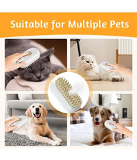 Spazzola A Vapore Per Gatti Cani Elimina Pelo Morto Sottopelo Cavo Usb         