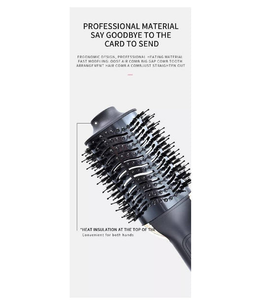 Spazzola Ad Aria Calda Professionale Agli Ioni Piastra Capelli Acconciatura V492         