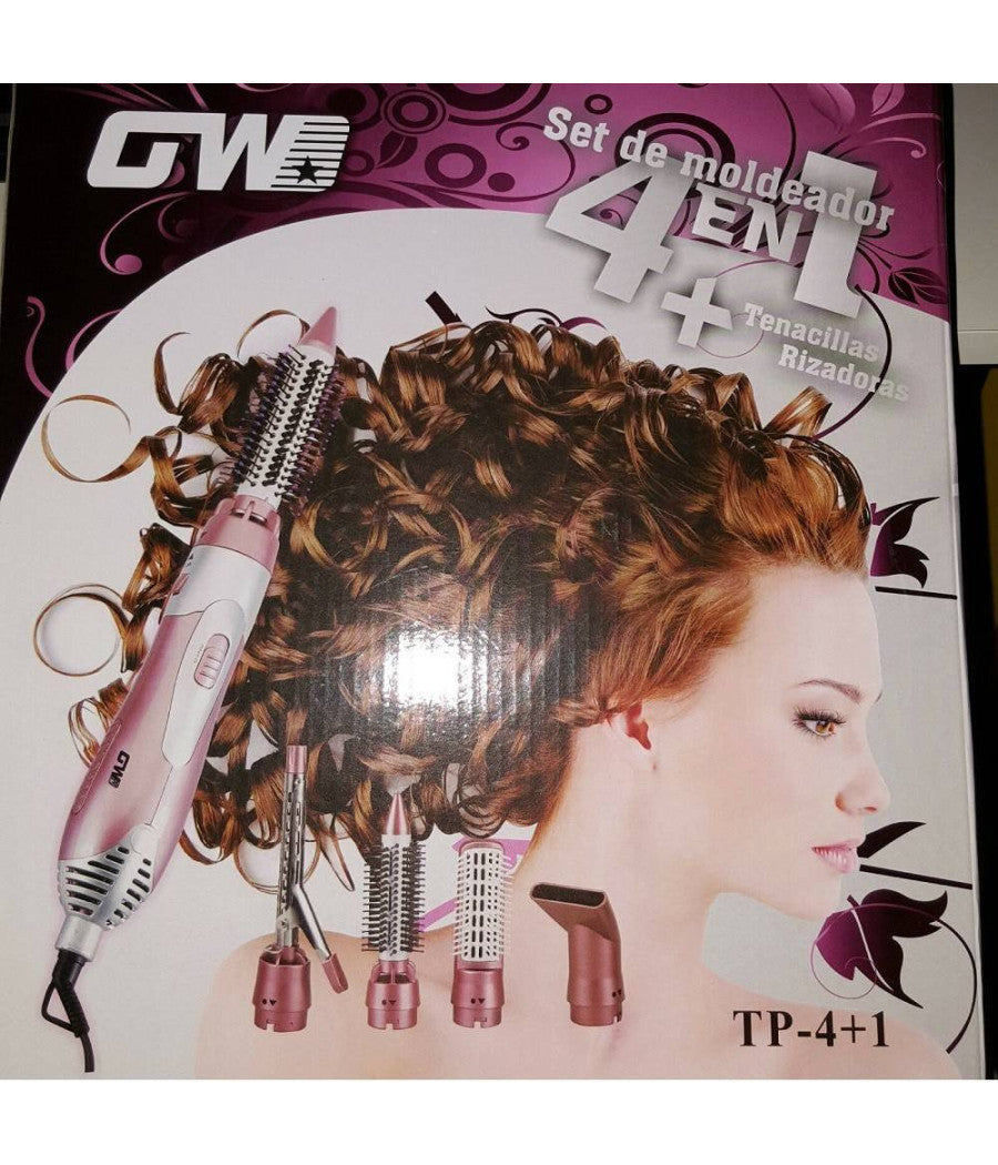 Spazzola Ad Aria Phon 4 In 1 Per Capelli Donna Elettrico Parrucchieri Tp-4+1         