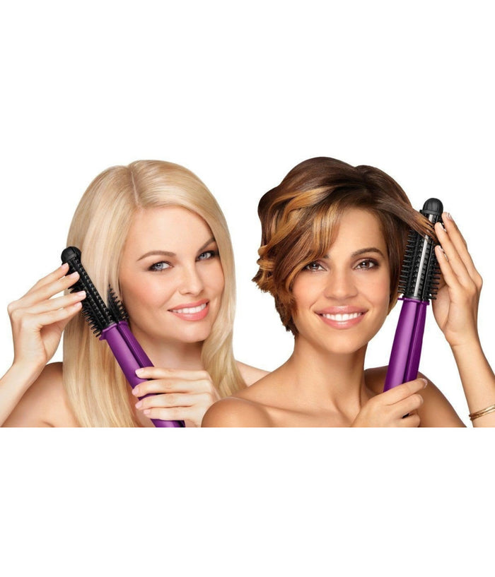 Spazzola Arricciacapelli Piastra Elettrica Ceramica Liscia Capelli Lisci O Ricci         