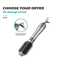 Spazzola Asciugacapelli Ad Aria Calda 4 In 1 Multifunzionale 3 Temperature V-493         