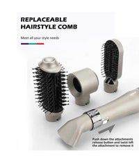 Spazzola Asciugacapelli Ad Aria Calda 4 In 1 Multifunzionale 3 Temperature V-493         