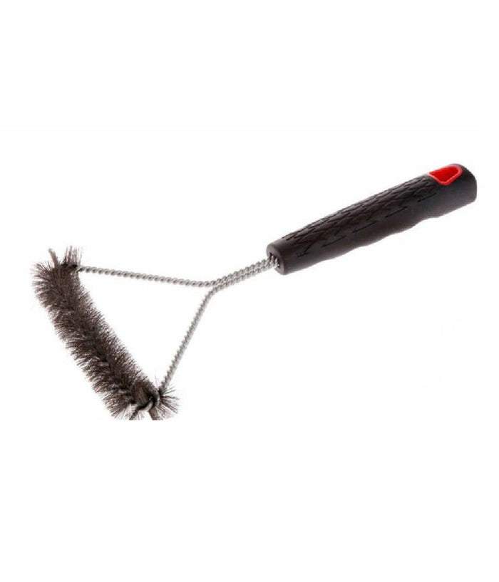 Spazzola Barbecue Per La Pulizia Della Griglia Triangolare Setole Acciaio 2406325         