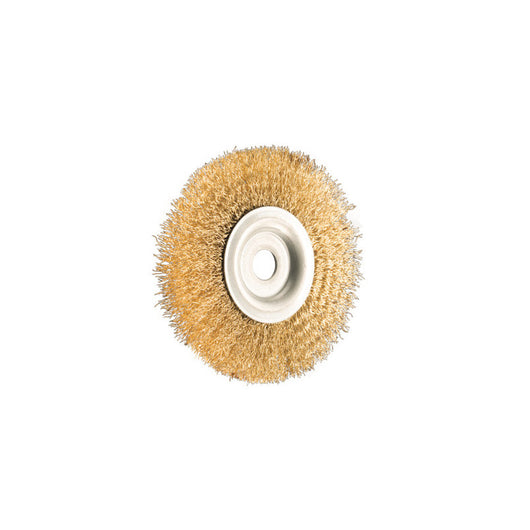 Spazzola circolare 120 mm – Fili ondulati per rimozione ruggine – Brixo