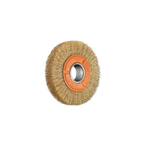 Spazzola circolare 150 mm – Fibre ondulate robuste – Brixo professionale – Attacco M14