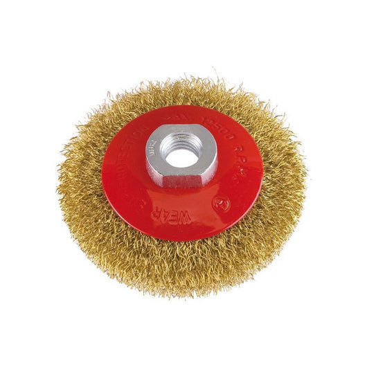 Spazzola circolare conica m14, diametro 120mm