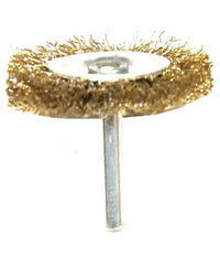 Spazzola Di Acciaio Metallica Ottone Pennello Sverniciatore 50mm Per Trapano         