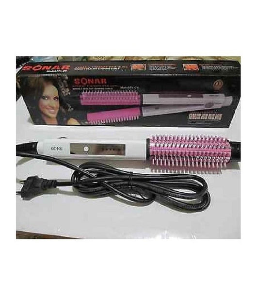 Spazzola Elettrica Liscia Capelli Crea Onde Piastra Indicazione Temperatura Sn20         