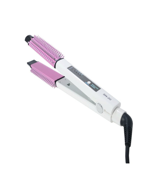 Spazzola Elettrica Liscia Capelli Crea Onde Piastra Indicazione Temperatura Sn20         