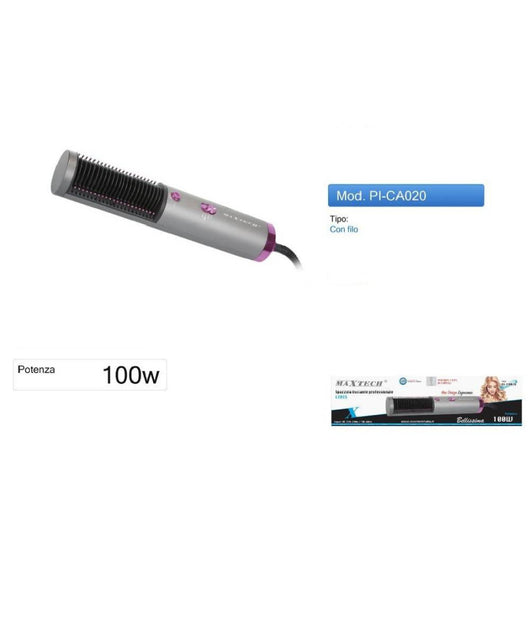 Spazzola Elettrica Lisciante Multifunzione Piastra Capelli Professional Pi-ca020         