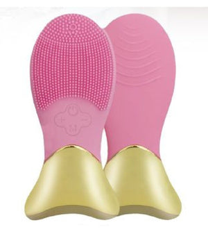 Spazzola Forma Pesce Pulizia Viso Elettrica Facciale Detergente Massaggio Mx-8418         