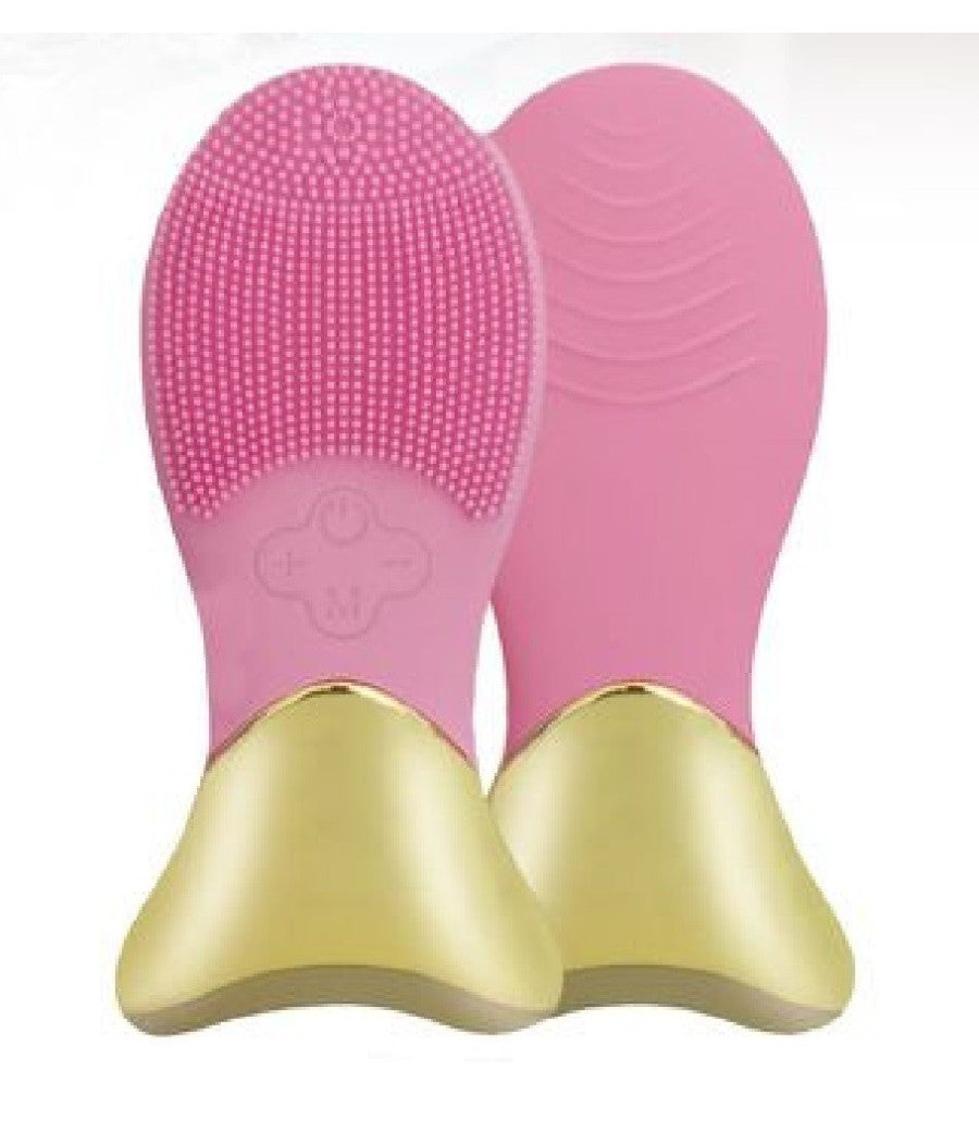 Spazzola Forma Pesce Pulizia Viso Elettrica Facciale Detergente Massaggio Mx-8418         