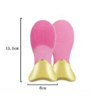Spazzola Forma Pesce Pulizia Viso Elettrica Facciale Detergente Massaggio Mx-8418         