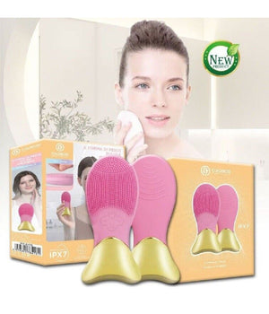 Spazzola Forma Pesce Pulizia Viso Elettrica Facciale Detergente Massaggio Mx-8418         