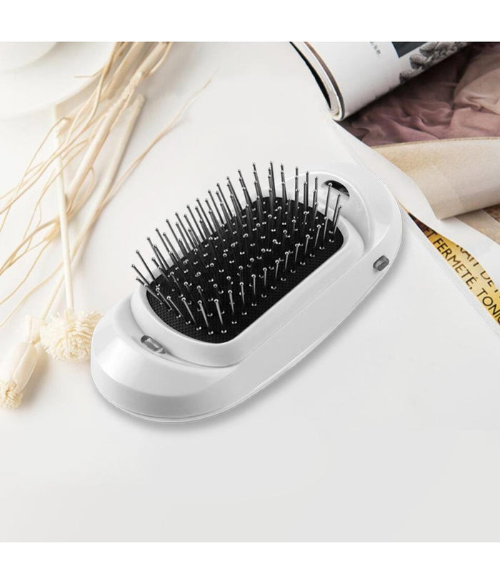 Spazzola Ionica Elettrica Districante Scioglie Nodi Ioni Antistatica Vibrante         
